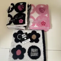 MARY QUANT タオルハンカチ 3枚セット