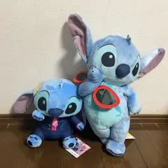 スティッチ　ぎゃるKAWAふぉと BIGぬいぐるみ　横向き寝そべりぬいぐるみ