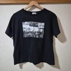 LEPSIM　プリント半袖Tシャツ