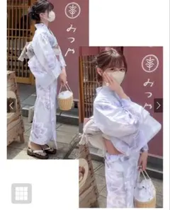 【即日発送可能】蓮の花柄浴衣セット[gi1318]