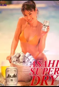 ３点セットの井川遥2000年Ｂ２サイズ　ビールメーカーポスター【ラミネート加工】 Amazon.co.jp: 2000年アサヒイメージガール 井川遥B2サイズ