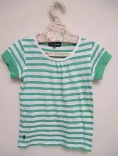 Ralph Lauren ボーダー半袖Tシャツ グリーン 100cmのサムネイル