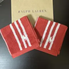 新品　ラルフローレン　タオルハンカチ　2枚セット