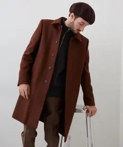 UNITED TOKYO ブラウン ステンカラーコート