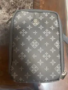 グレー模様入りショルダーバッグ