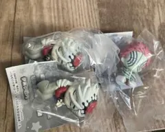 鬼滅の刃 ねむらせ隊3 猗窩座 童磨 ガチャガチャ 3点