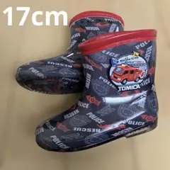 トミカ レインブーツ 17cm 長靴 キッズ 男の子 消防車のサムネイル