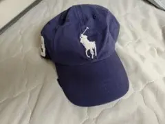 Polo Ralph Lauren ネイビーキャップ ビックポニー