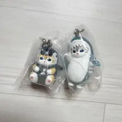 mofusand めじるしアクセサリー2 ２種セット ジンベイザメ ペンギン
