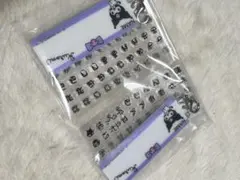 クロミ　2個♡おなまえアップリケ風アクリルチャーム