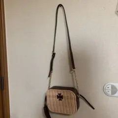 Tory Burchのラタンショルダーバッグ