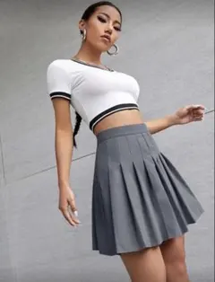 SHEIN スカート グレー