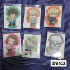 僕のヒーローアカデミア GIGO限定ステッカー 爆豪　緑谷　麗日　葉隠　荼毘