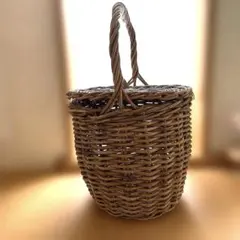 menui楕円形籐のバッグ