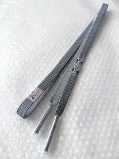 d17 未使用 正絹 高級 帯締め 日本製 ブルーグレー