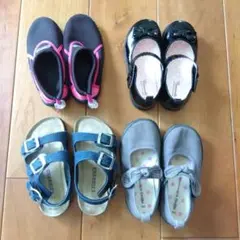子供用サンダル・シューズ 4足セット まとめ売りのサムネイル
