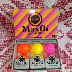 DUNLOP Maxfli TUFF カラーボール 6球セット　ゴルフボールのサムネイル
