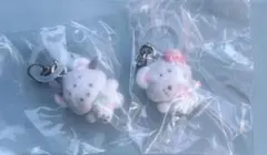 【即購入可】ふわふわスノー めじるしアクセサリー キティ ポチャッコ