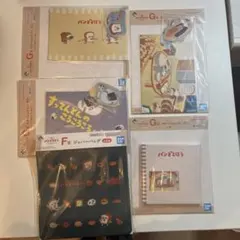 パンどろぼう　1番くじ　ポストカードとステッカー、メモ帳、ジッパーバッグ