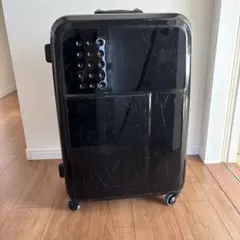 スーツケース 中型　キャリーケース 黒 ブラック　キャスター付き