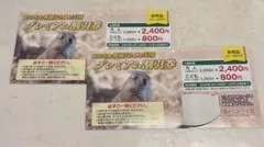 2026年度 那須どうぶつ王国 プレミアム割引券 2枚セットのサムネイル