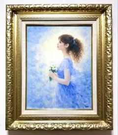 【作品名 「花束」 岩絵の具 日本画】東山魁夷の流派 作品名 「花束」 岩絵の具 日本画】東山魁夷の流派 - メルカリ