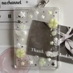 トレカケース デコ レジンキーホルダー ハンドメイド