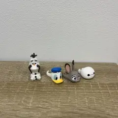 ディズニー キャラクター リング 3種セット、オラフフィギュア