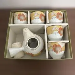 新品 NORITAKE ノリタケ 乃りたけ 急須&湯呑み 5客セット 春隣