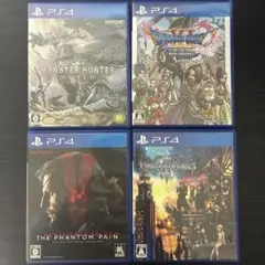 PS4 ゲームソフト 4本セット