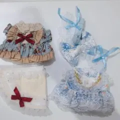 ❣️2026 割引セール ❣️ 20CM ぬいぐるみ服 レースドレス 2点セット