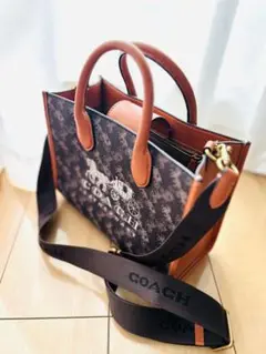 【新品未使用】COACH 2wayバッグ　保証書付き