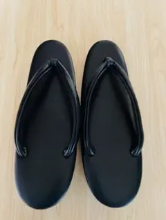 黒　シンプル　草履　レディース