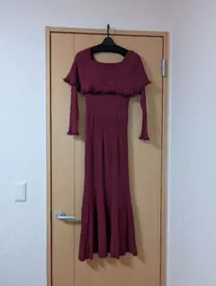 ケープリブニットワンピース JILL by JILL STUART