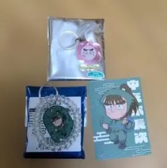 忍たま乱太郎　極楽湯　中在家長次　ロッカーキー　ブロマイド　アニメイトカフェ