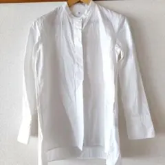 UNIQLO ユニクロ +J ホワイトシャツ スタンドカラーシャツ シンプル