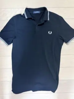 FRED PERRY フレッドペリー ブラック 鹿の子ポロシャツ - メルカリ