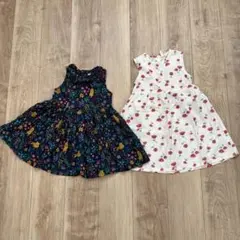 【２点セット】ワンピース　ノースリーブ　ネクスト　サマンサモスモスラーゴム