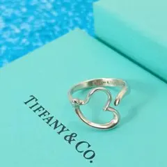 ティファニー　オープンハート　リング　12号　シルバー TIFFANY&Co. ティファニー オープンハート リング・指輪
