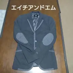 エイチアンドエム ダークグレー テーラードジャケット