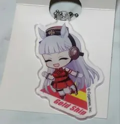 ダイソー　ウマ娘　アクリルキーホルダー　　ゴールドシップ