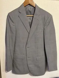 【美品】　ユニクロ　ウールブレンド千鳥柄ジャケット