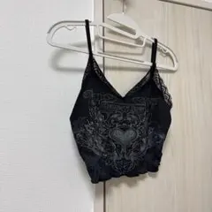 Queen Heart グラフィック レース キャミソール y2kのサムネイル