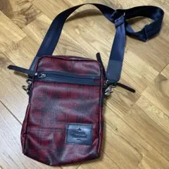 Vivienne Westwood ショルダーバッグ 赤黒 チェック