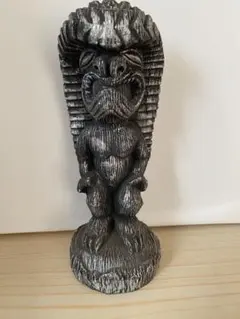 ティキ Hawaiian tiki ハワイの木製置物 4体セット - メルカリ
