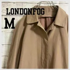 ロンドンフォグ　ステンカラーコート M相当 ベージュ 春秋 トレンチ風　韓国製