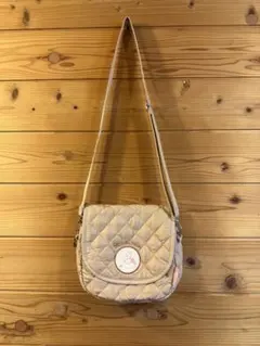 ［未使用］マロンクリーム キルティングショルダーバッグ