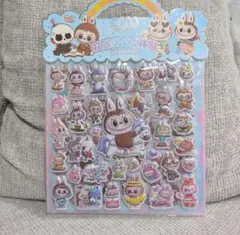 ラブブ♪　大判シール２枚