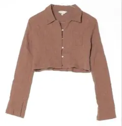 【M_】MOUSSY SHIRRING SHORT シャツ　長袖シャツのサムネイル