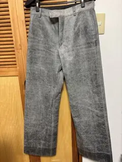 D&G ラムレザー パンツ AGNELLO イタリア製 グレー Mのサムネイル